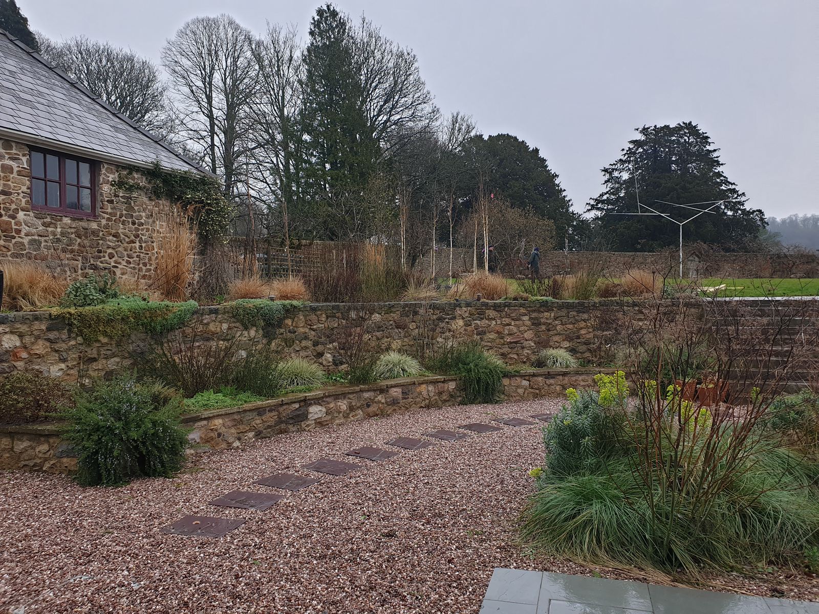 the gravel garden terraces