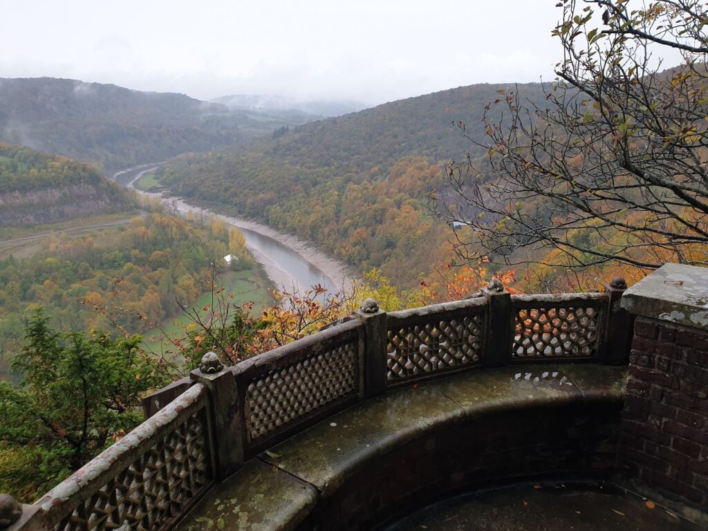 Victorian Gazebo overlooking the picturesque Wye Valley